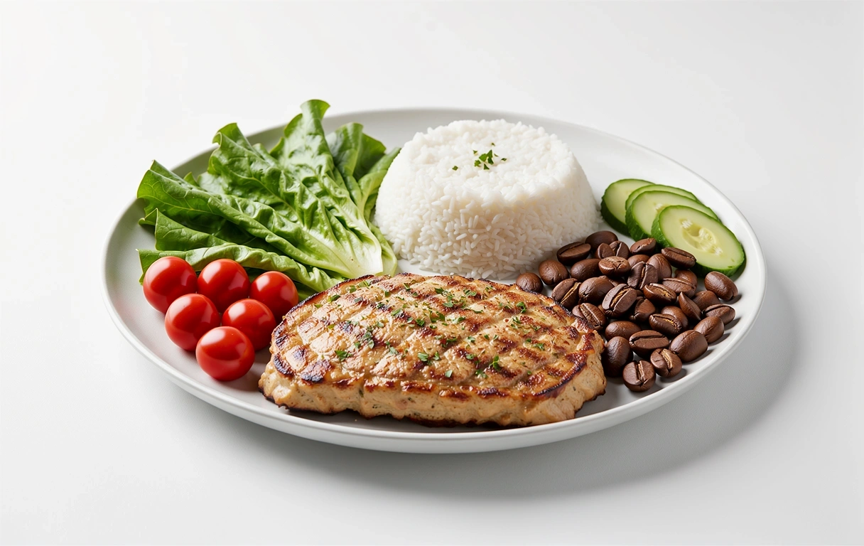 Príklad vyváženého jedla podľa našich princípov